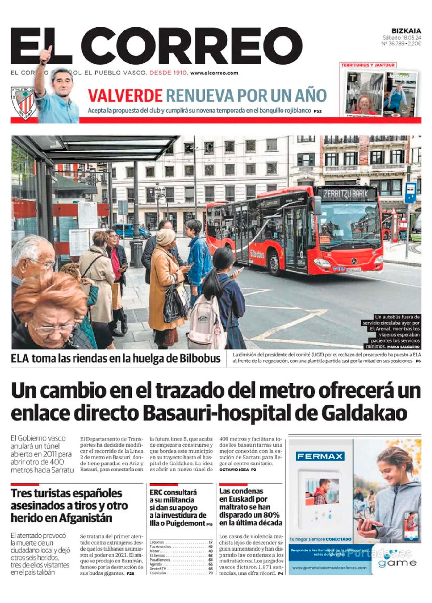 2024-05-18_Portada-El-Correo_Arquitectura-e-Interiorismo-Bilbao_Borja-Vildosola